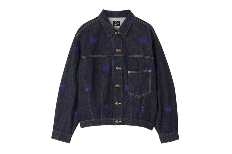 Needles e BEAVER uniscono le forze per una capsule in denim Papillon all-over