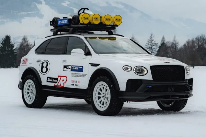 Bentley presenta il grintoso Bentayga X Concept pensato per le gare sul ghiaccio