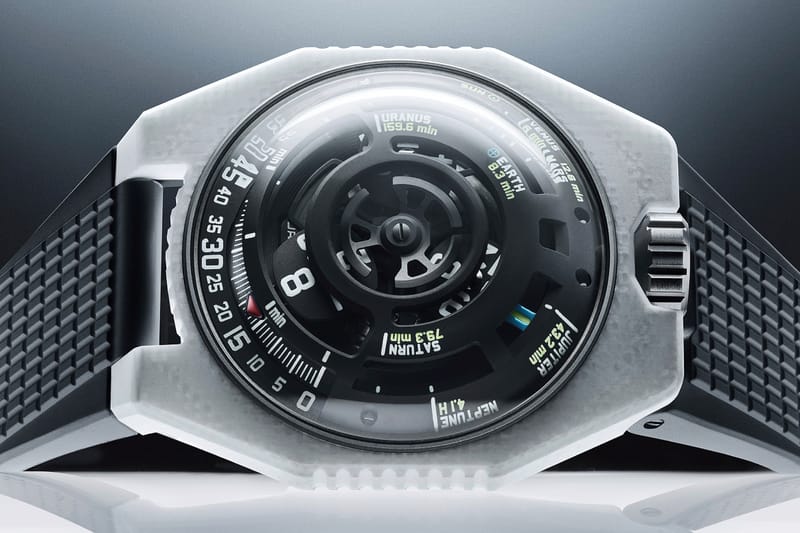 URWERK UR‑100V LightSpeed Ceramic: l’orologio che mette in scena il viaggio dei pianeti