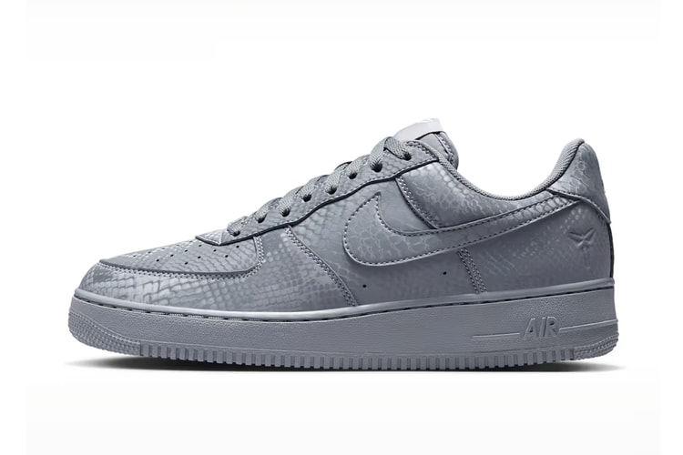 Primo sguardo ufficiale alle Kobe Bryant x Nike Air Force 1 Low “Cool Grey”