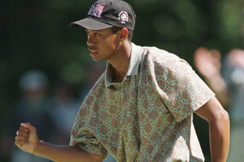Gli outfit di Tiger Woods prima che diventasse un brand