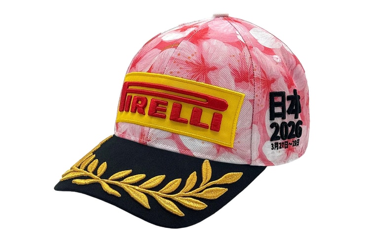 Il cappellino da podio ufficiale Pirelli 2026 Japan arriva con una esclusiva stampa di fiori di Sakura