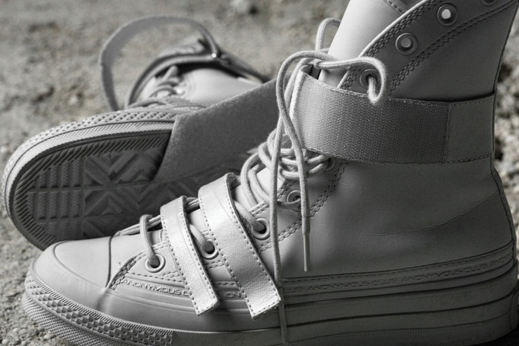 Anonymous Club reinventa le Converse Chuck 70 con un fascino brutalista