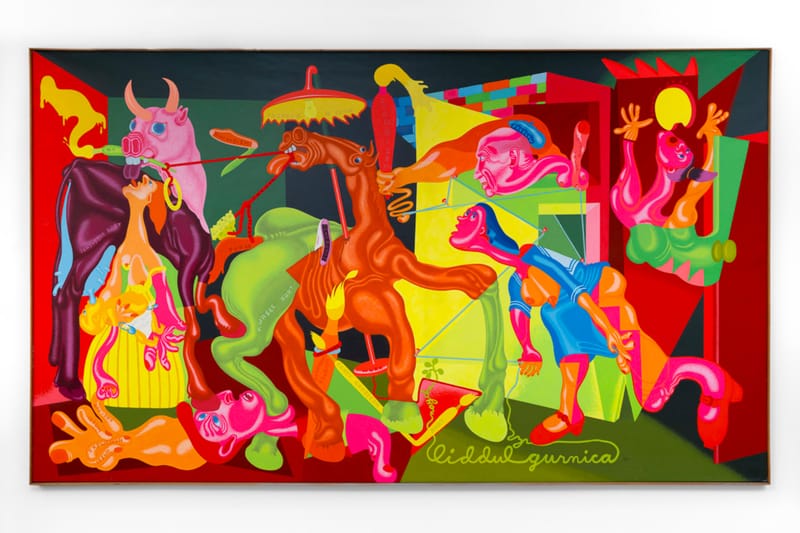 La nuova mostra di Peter Saul è una lezione vivace di storia dell’arte