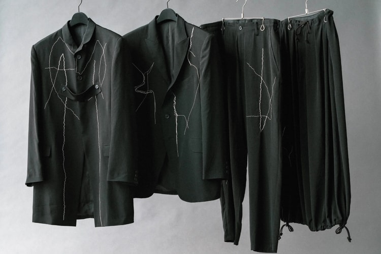 Yohji Yamamoto Pour Homme riscrive la sua storia d’archivio con il drop “Cracked Embroidery” ispirato al 1994