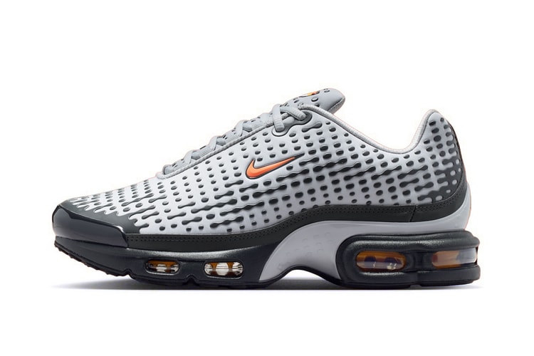 Nike accende le Air Max Plus VII "Smoke Grey" con dettagli "Hot Curry" infuocati