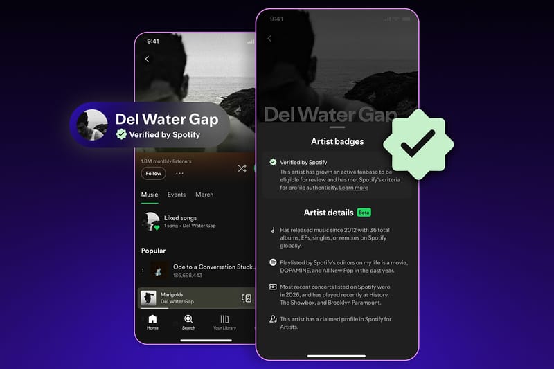 Spotify introduce i badge verificati per fermare la musica AI