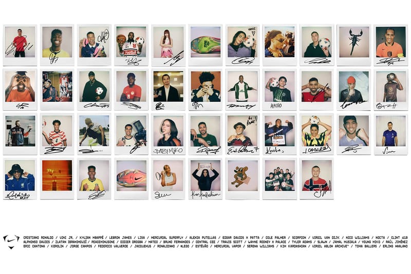 Nike riunisce le icone globali in una campagna Polaroid stellare che anticipa collaborazioni per il Mondiale