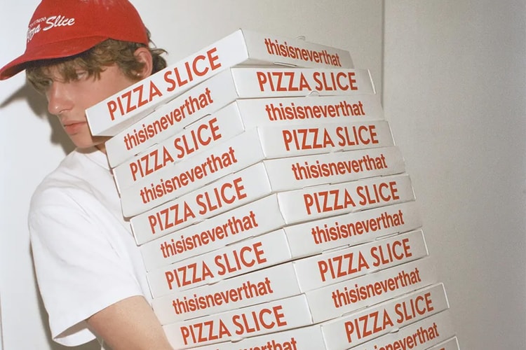 thisisneverthat e PIZZA SLICE firmano una collab che conquista ogni superficie del brand