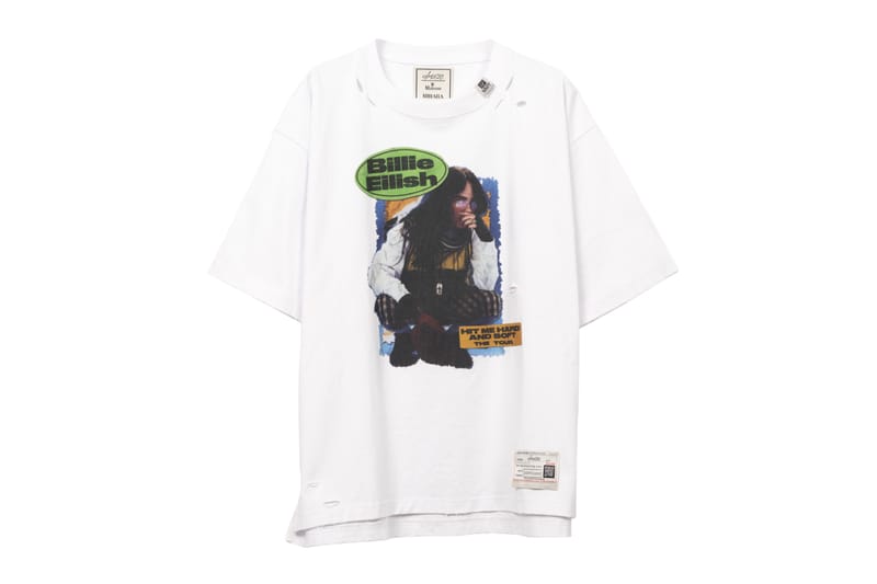 U/MUSIC x Maison MIHARA YASUHIRO trasformano le grafiche del tour di Billie Eilish in una T-shirt dal mood vintage