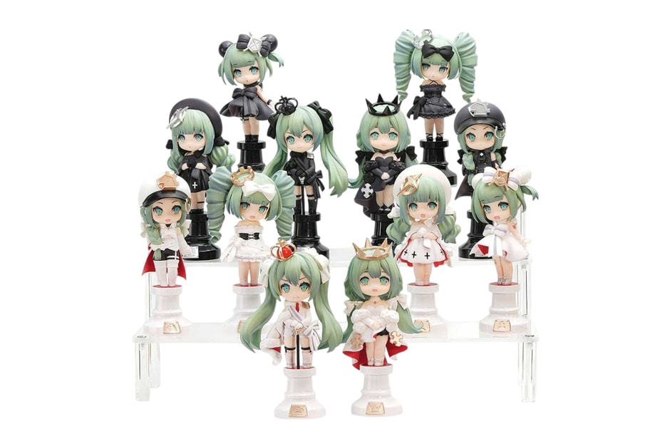 Hatsune Miku diventa ogni pezzo sulla scacchiera in questo set di scacchi da sei figure