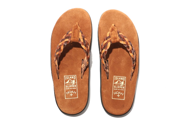 Island Slipper e Noah aggiungono pelle intrecciata artigianalmente in UK a un sandalo con quasi 80 anni di tradizione hawaiana