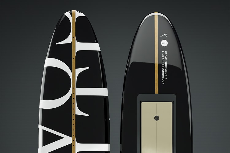 LIND x Cesar Equipment trasformano 27 cavalli elettrici in una surfboard in edizione limitata
