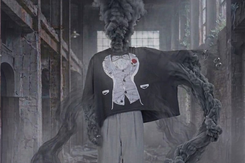 doublet e WISM lanciano le T‑shirt trompe-l’œil “Tuxedo Balloon”