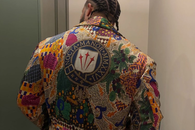 Domenico Formichetti svela la vestaglia in seta su misura "NOCTA Manor" per Drake