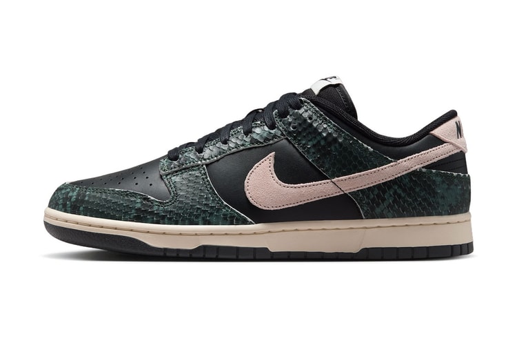 Nike Dunk Low Retro "Black Snakeskin": arrivano gli overlay effetto rettile