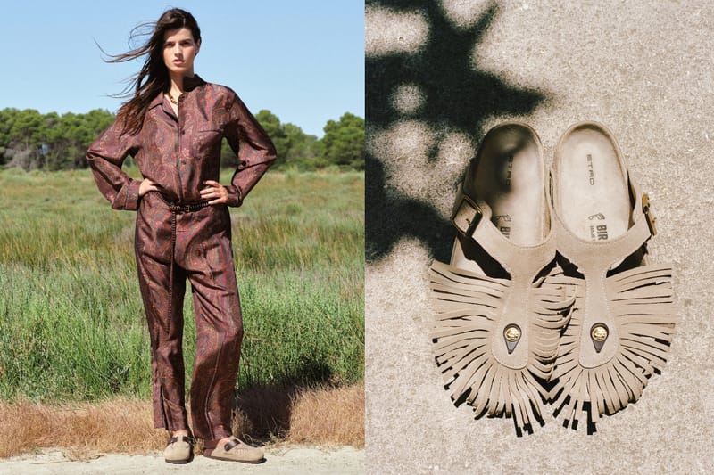 La prima collaborazione tra ETRO e BIRKENSTOCK è per le ragazze dallo stile boho