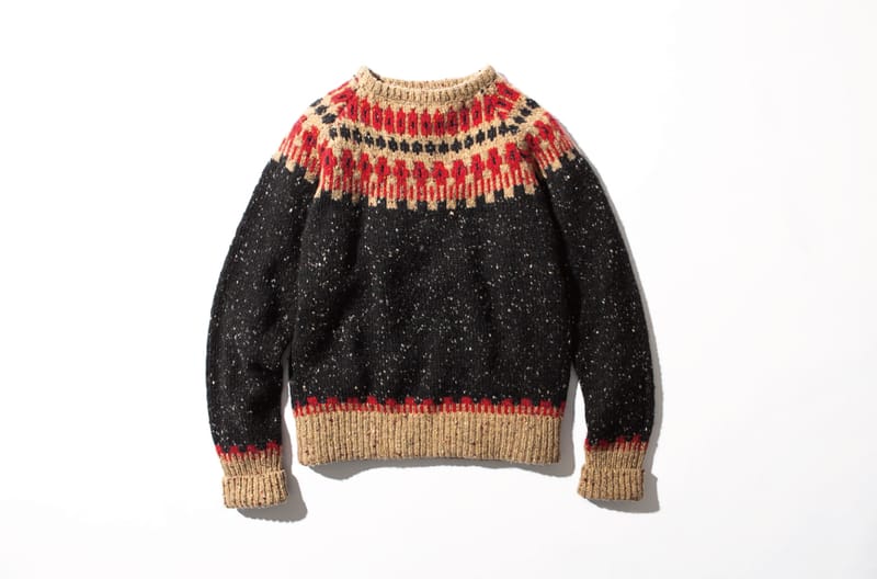 ANACHRONORM のKnoll社のウールを使用した “Jacquard Nordic Sweater”