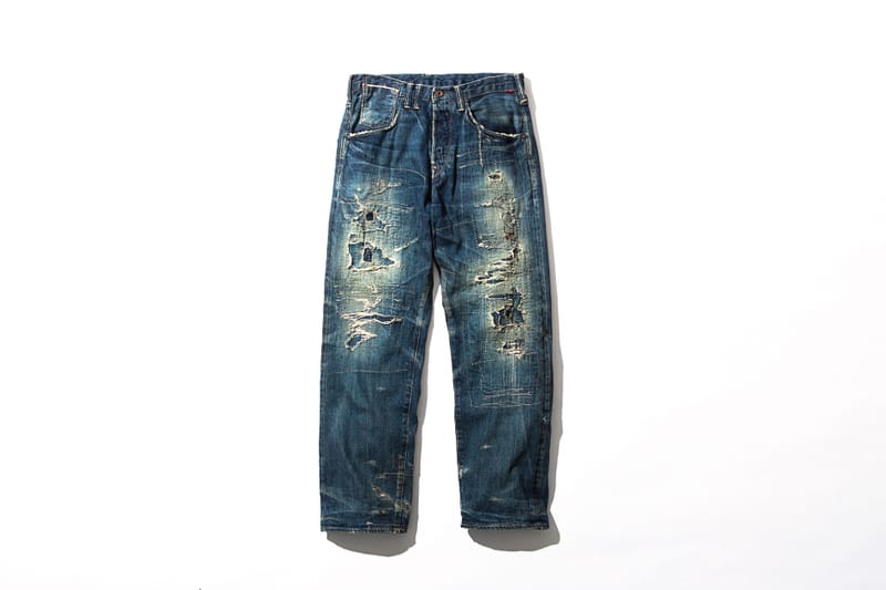 ANACHRONORM アナクロノーム 【Flat Fell Seam W-Yoke Pants Damaged 
