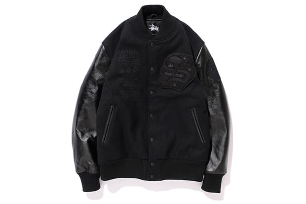 STUSSY x 45KING x K.O.D.P. x BBP の4者がコラボしたバーシティジャケット
