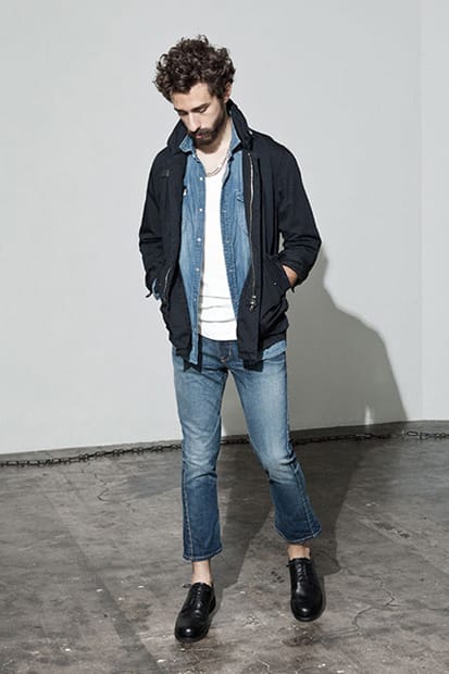 ◆ nonnative ノンネイティブ 14ss DWELLER SLACKS - LINEN CANVAS OVERDYED　ウォッシュ加工 リネン　イージー　パンツ　サイズ2 黒系 新品，得価 nonnative 14ss DWELLER 5P JEANS 12.5oz DENIM RYAN デニム0美