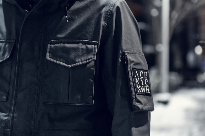 wings+horns 10周年を記念した Ace Hotel と nanamica の３社コラボによる GORE-TEX ジャケット