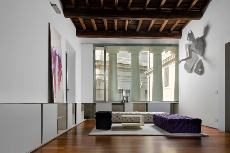 イタリアの建築事務所 Labics によるRoman Pop Art Apartment