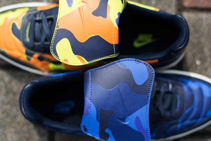シーズナブルなマルチカラーカモを纏った F.C.R.B. x Nike Tiempo ’94 “Camo”