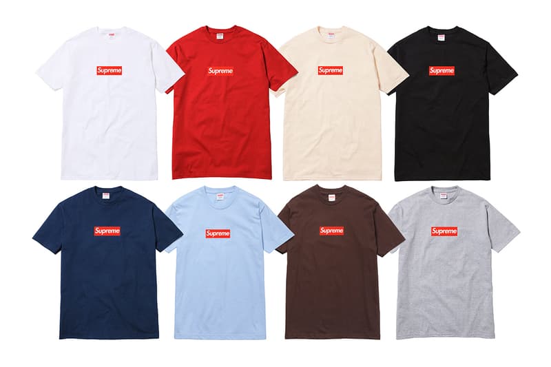 Supreme が20周年を記念しオープン時に販売した Box Logo と Taxi Driver のアイテムをリリース