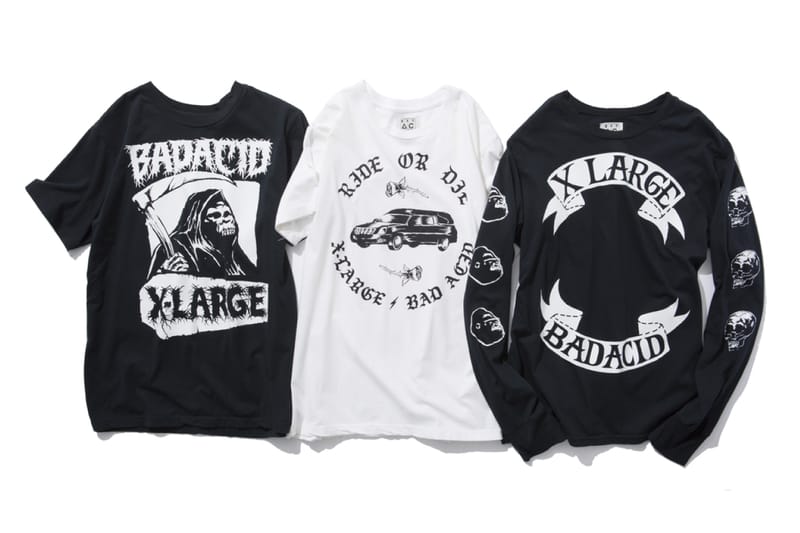 カリフォルニアに拠点を持つ XLARGE と BAD ACID SUCKS がコラボレート