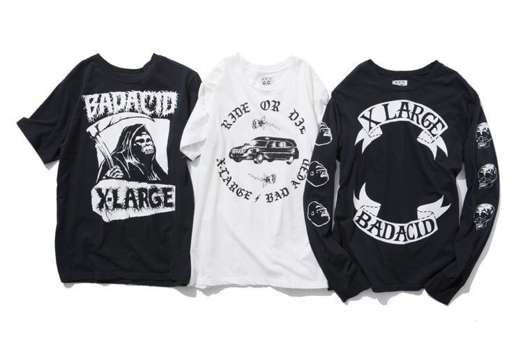 カリフォルニアに拠点を持つ XLARGE と BAD ACID SUCKS がコラボレート