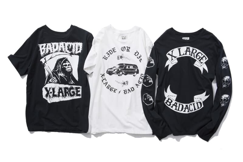 カリフォルニアに拠点を持つ XLARGE と BAD ACID SUCKS がコラボレート