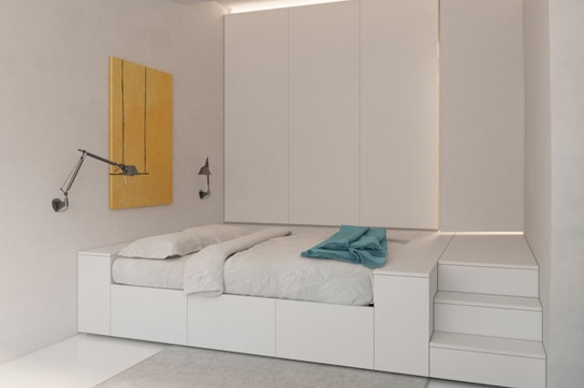 ロシア人デザイナー Vlad Mishin によるデフォルメされたインテリア空間 「Transforming Apartments」