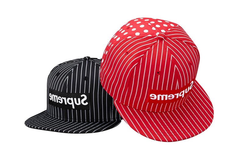 COMME des GARÇONS SHIRT x Supreme カプセルコレクションより Vans と New Era が間もなくリリース