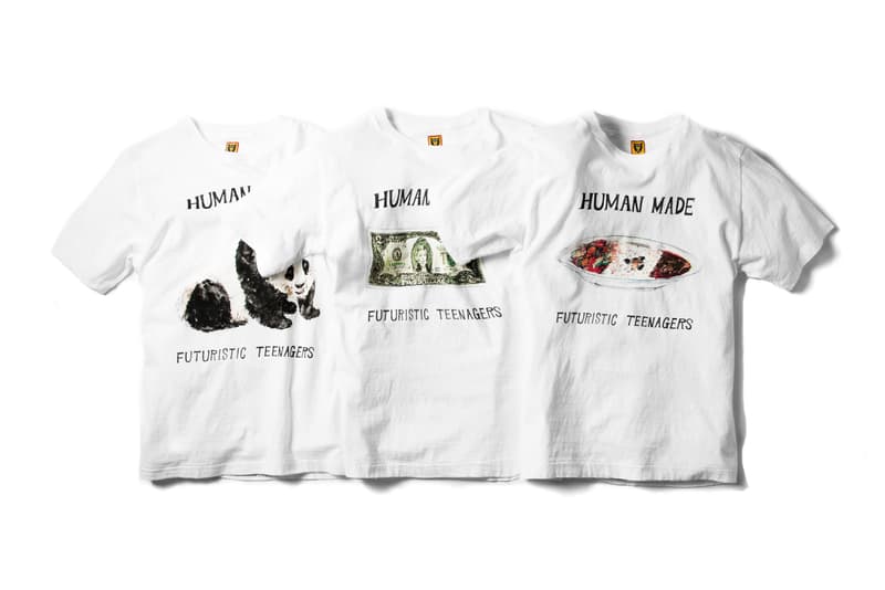 HUMAN MADE® よりビンテージライクなグラフィックが魅力のTシャツが到着