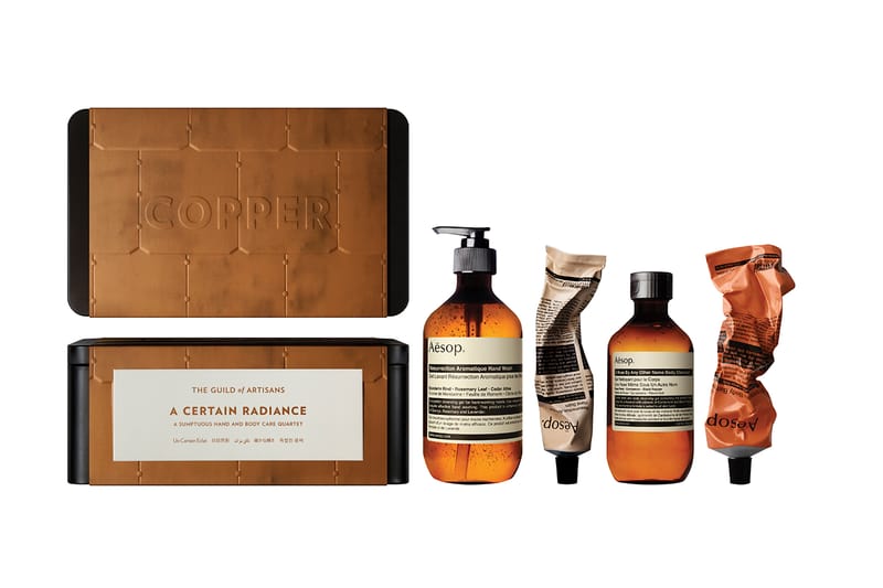 “アルチザンたちのギルド”をテーマにした、Aesop の新ギフトキット