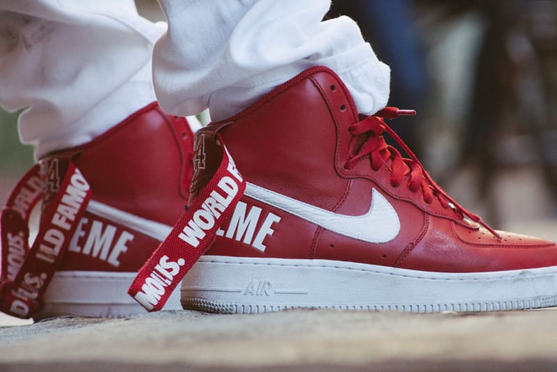 Supreme x Nike “Air Force 1 High” 間もなく発売
