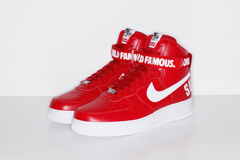 Supreme x Nike “Air Force 1 High” 間もなく発売