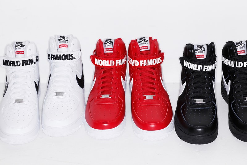 Supreme x Nike “Air Force 1 High” 間もなく発売