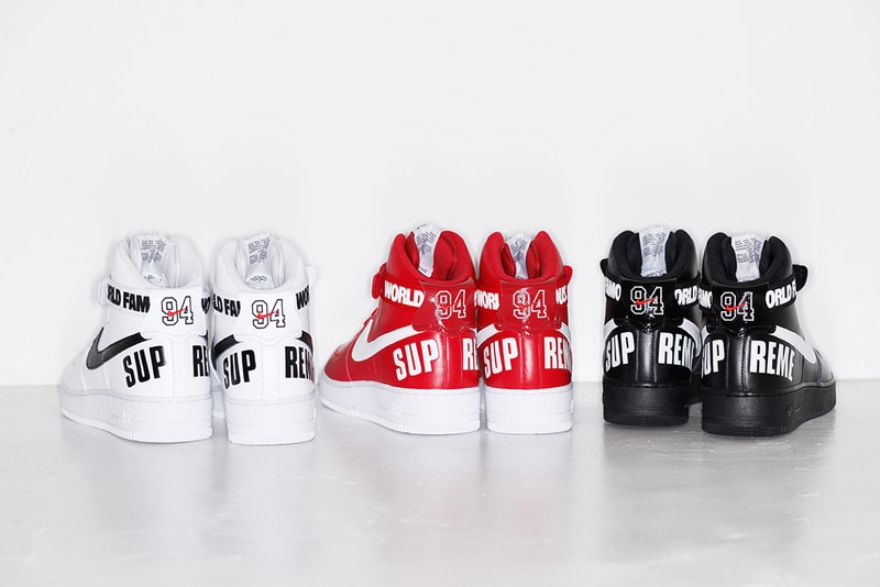 Supreme x Nike “Air Force 1 High” 間もなく発売