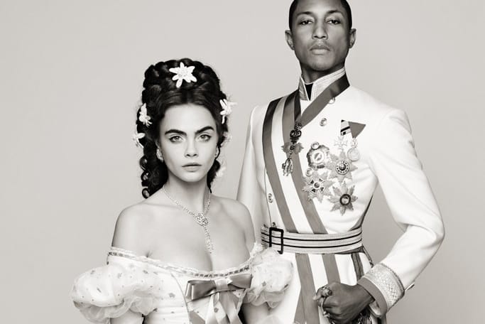 Pharrell Williams と Cara Delevingne が共演、Chanel “Reincarnation” ティーザー動画公開