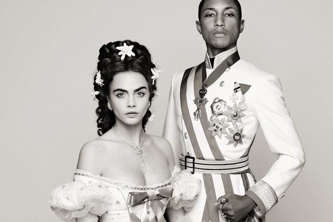 Pharrell Williams と Cara Delevingne が共演、Chanel “Reincarnation” ティーザー動画公開