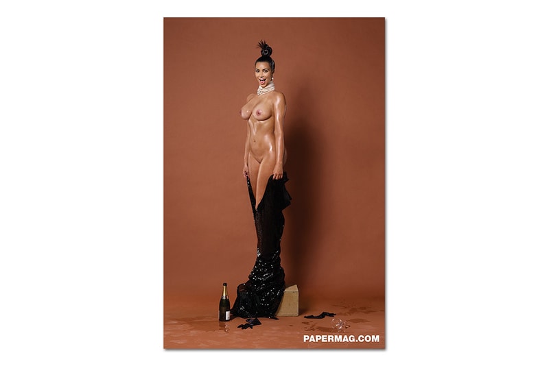 Kim Kardashian が PAPER Magazine でフルヌードに