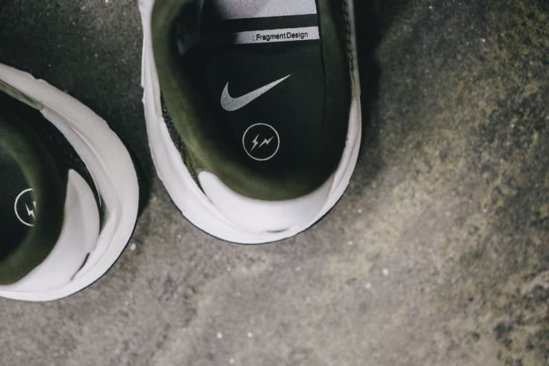 話題の fragment design x Nike Sock Dart "Dark Loden" が編集部に到着
