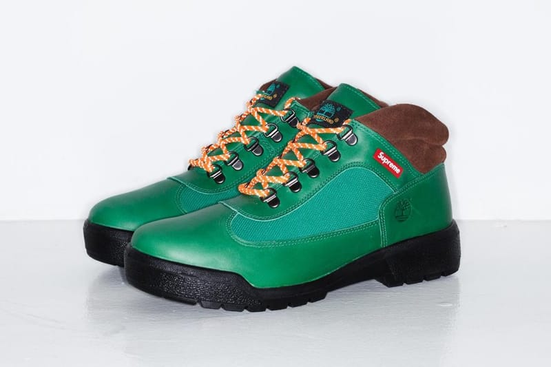 Supreme x Timberland® 最新コラボアイテムは Field Boot