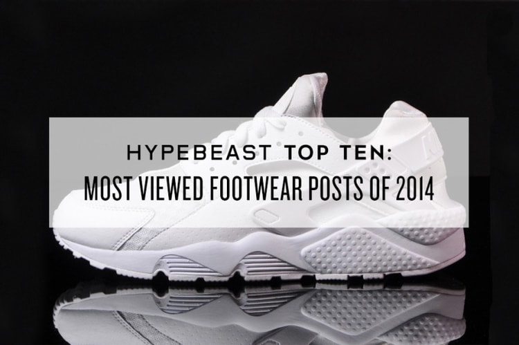 HYPEBEAST トップ 10: 2014年アクセス最多のフットウェア