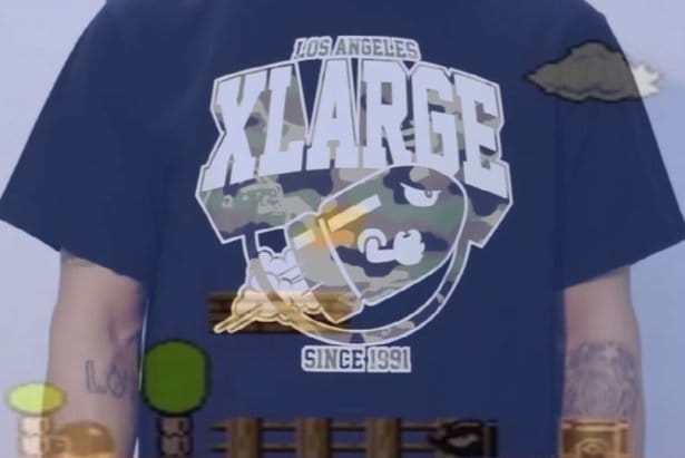 XLARGE × Super Mario Bros. ビデオルックが公開
