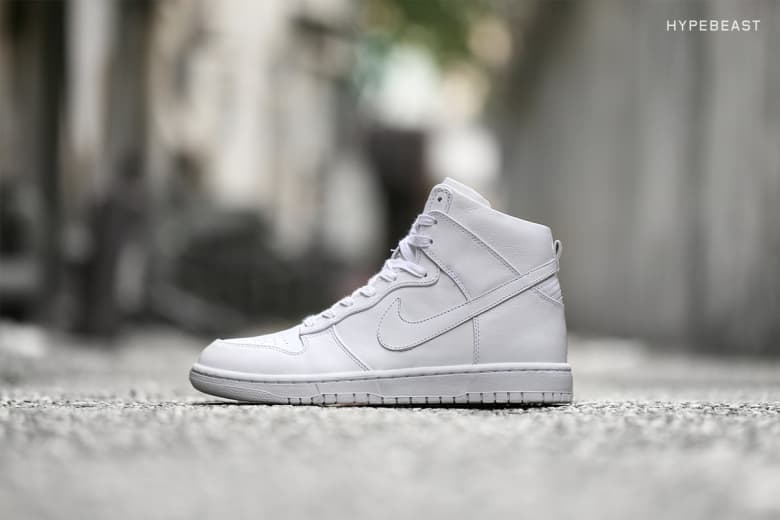 NikeLab Dunk Lux High にクローズアップ