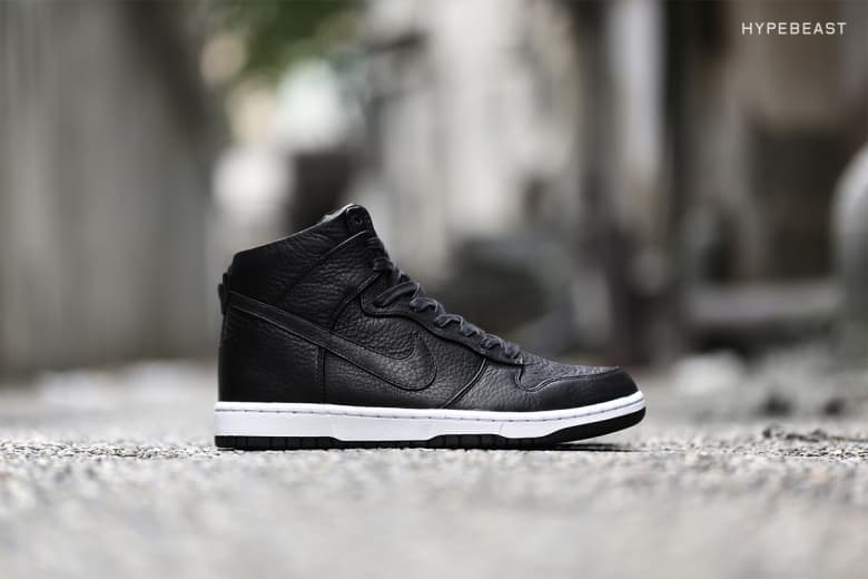 NikeLab Dunk Lux High にクローズアップ