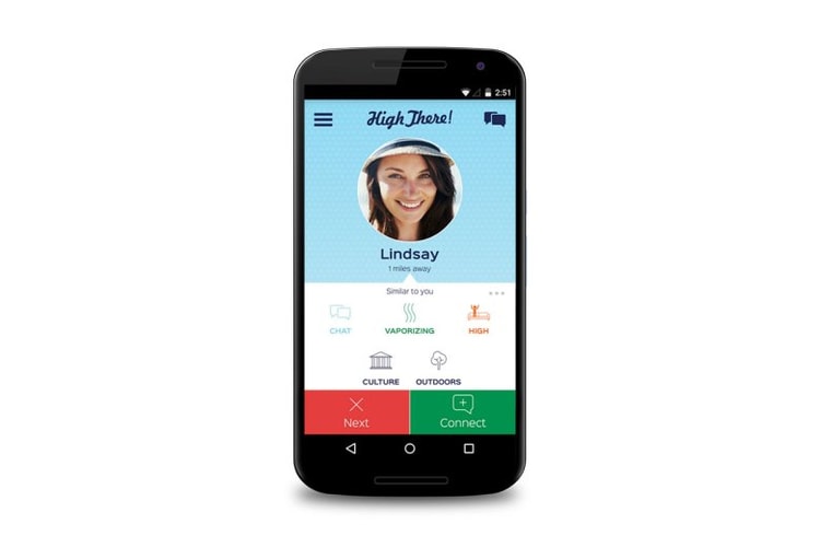 大麻愛好家の出会い系アプリ "High There"